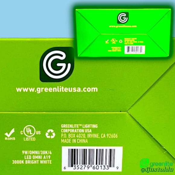 Greenlite 4pack of 9W A19 60W Equivalent LED Bright White Household Bulbs - Picture 15 of 16